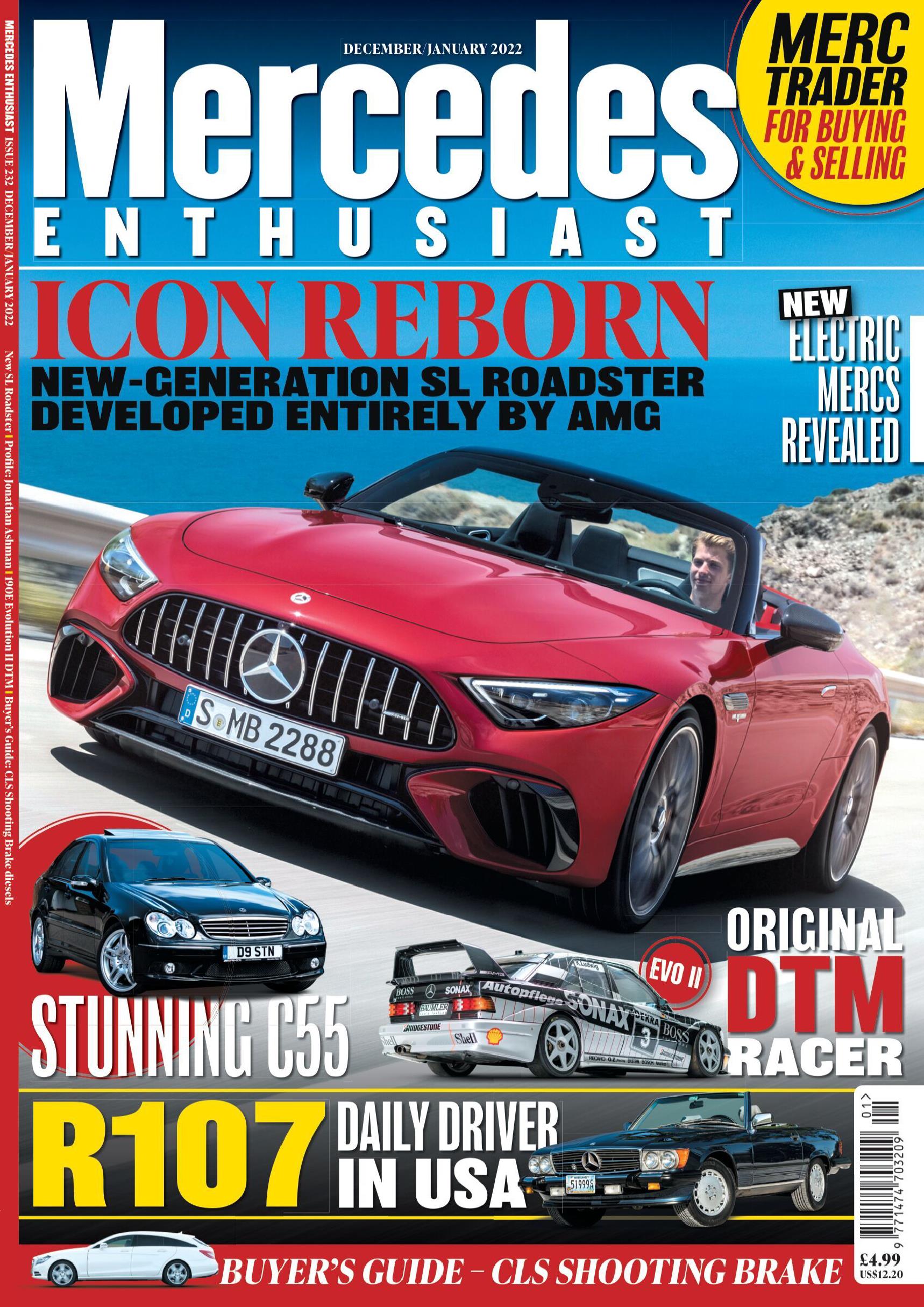 Журнал Mercedes enthusiast. December 2021-January 2022